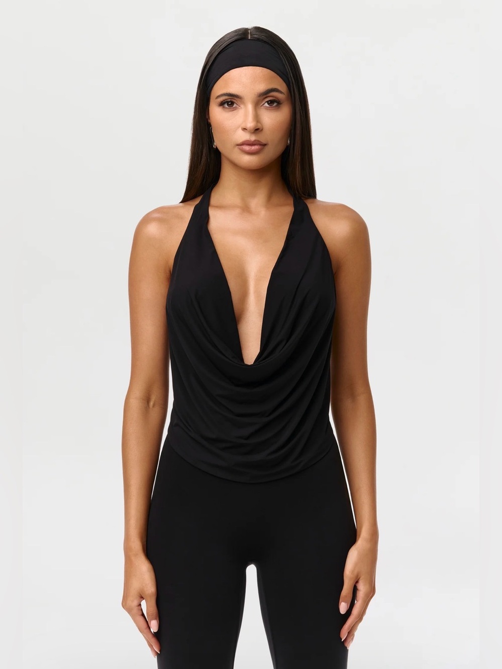 NAKED 💝 Cowl Draped Halter Top • S • Women Tops ✨ NWT 🔥 Naked Wardrobe 💕 - Picture 3 of 9